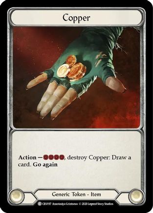 Copper (CRU197) (1st Edition) Rainbow Foil - Crucible of War