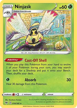 Ninjask (14) Reverse Holofoil - Vivid Voltage