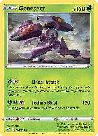 Genesect (16) Reverse Holofoil - Vivid Voltage