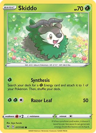 Skiddo (17) Reverse Holofoil - Vivid Voltage