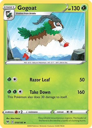 Gogoat (18) Reverse Holofoil - Vivid Voltage