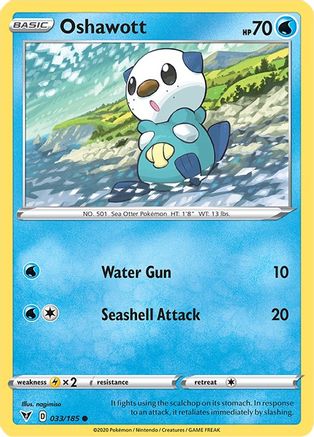 Oshawott (33) Reverse Holofoil - Vivid Voltage