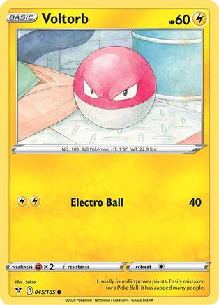Voltorb (45) Reverse Holofoil - Vivid Voltage