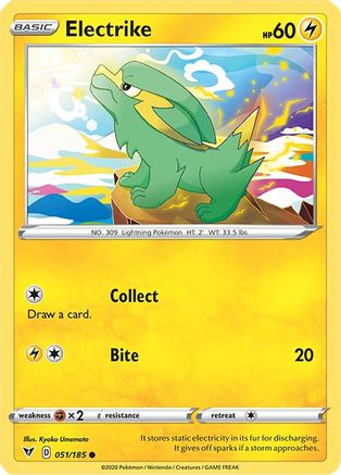Electrike (051/185) [Sword & Shield: Vivid Voltage] Reverse Holofoil