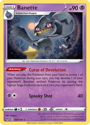 Banette (68) Reverse Holofoil - Vivid Voltage