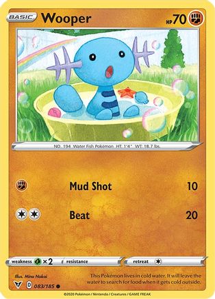 Wooper (083/185) [Sword & Shield: Vivid Voltage] | Silver Goblin