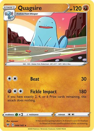 Quagsire (84) Reverse Holofoil - Vivid Voltage