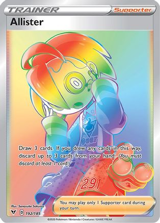 Allister (Secret) (192) Holofoil - SWSH04 Vivid Voltage