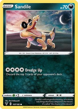 Sandile (107) Reverse Holofoil - Vivid Voltage