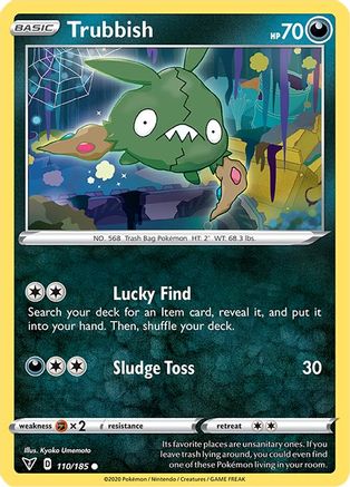 Trubbish (110/185) [Sword & Shield: Vivid Voltage] Reverse Holofoil