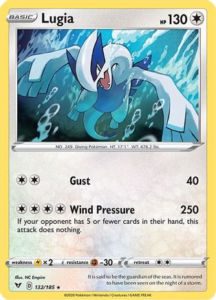 Lugia (132) Reverse Holofoil - Vivid Voltage
