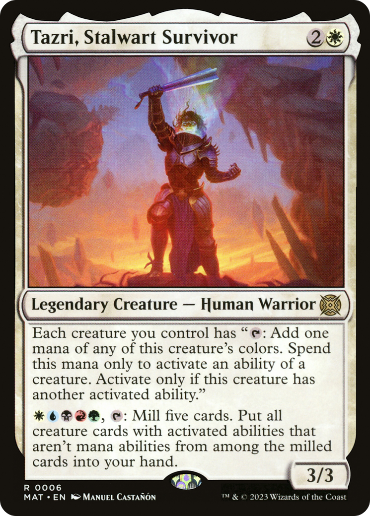 Tazri, Stalwart Survivor [March of the Machine: The Aftermath] Foil