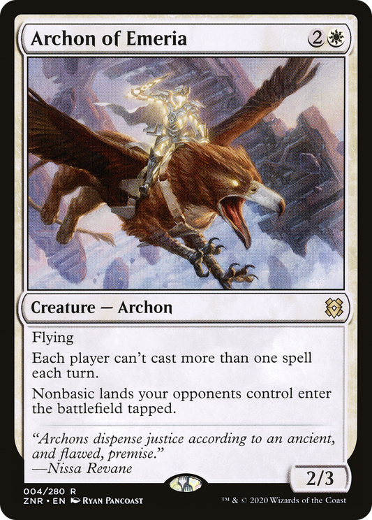 Archon of Emeria [Zendikar Rising] Foil