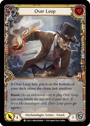 Over Loop (Yellow) (LGS033) - FaB Promos