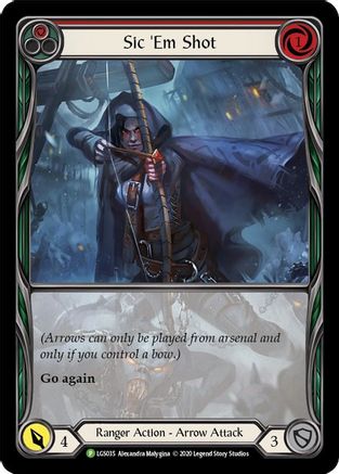 Sic 'Em Shot (Red) (LGS035) - FaB Promos