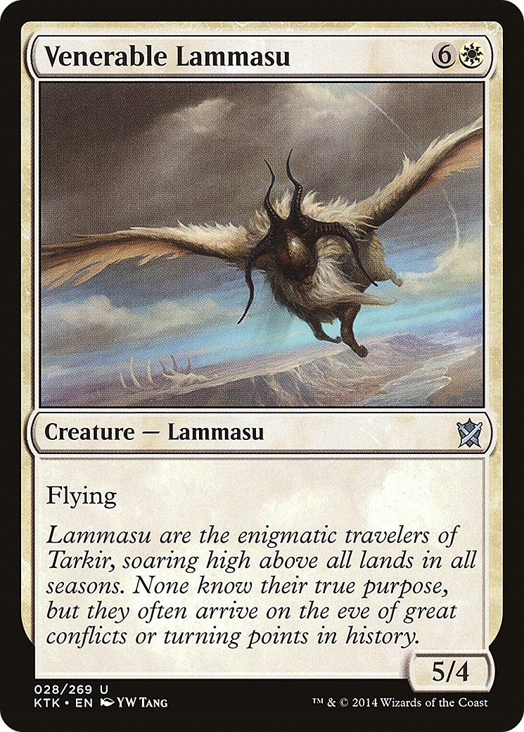Venerable Lammasu (028) Foil - Khans of Tarkir