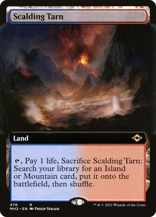 Scalding Tarn (Extended Art) (478) Foil - Modern Horizons 2