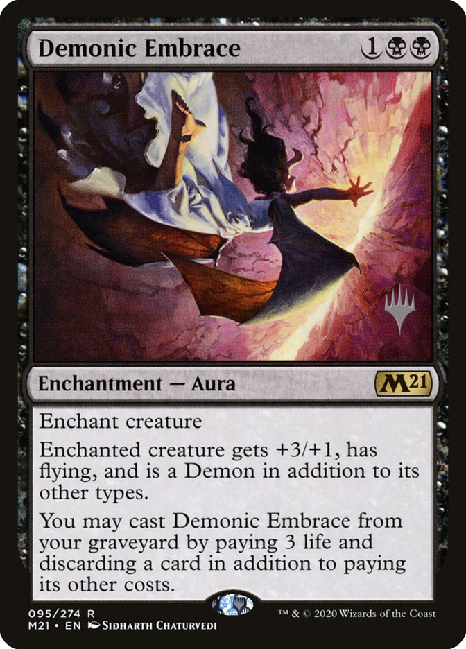 Demonic Embrace (Promo Pack) [Core Set 2021 Promos] | Silver Goblin