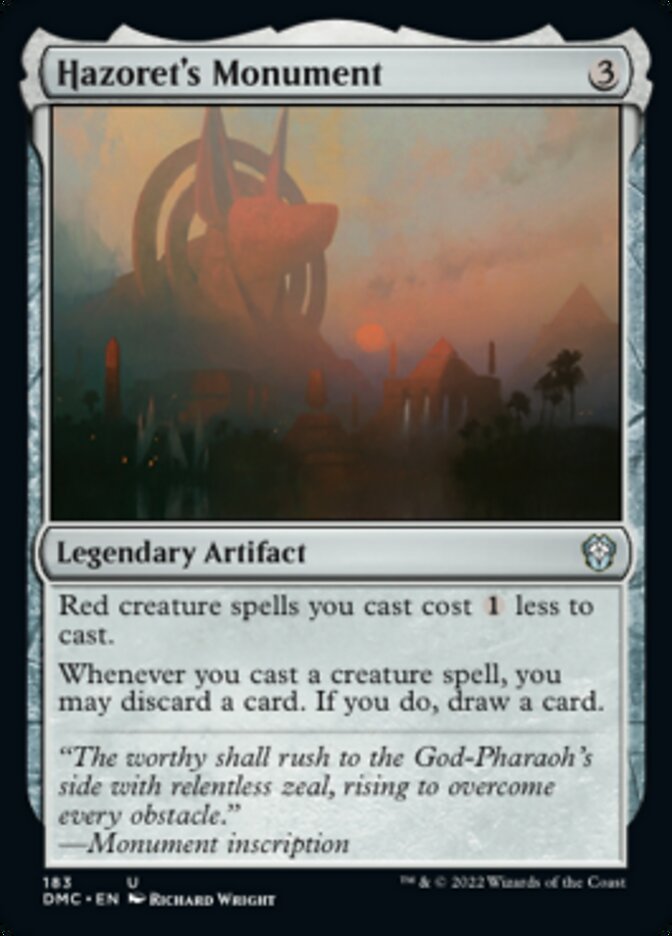 Hazoret's Monument [Dominaria United Commander] | Silver Goblin