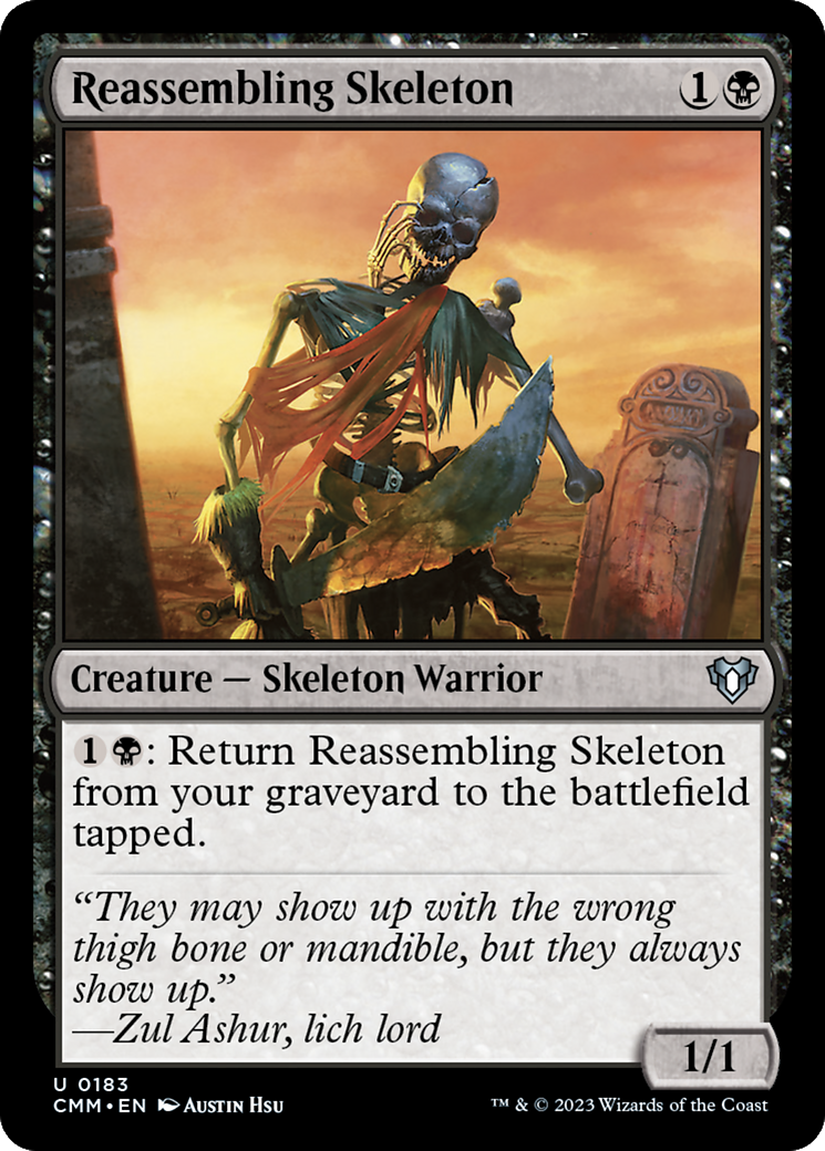 Reassembling Skeleton [Commander Masters] | Silver Goblin
