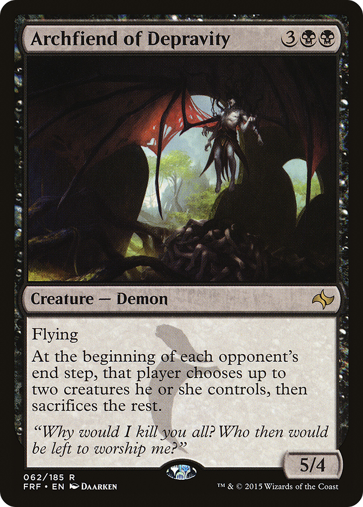 Archfiend of Depravity [Fate Reforged] Foil