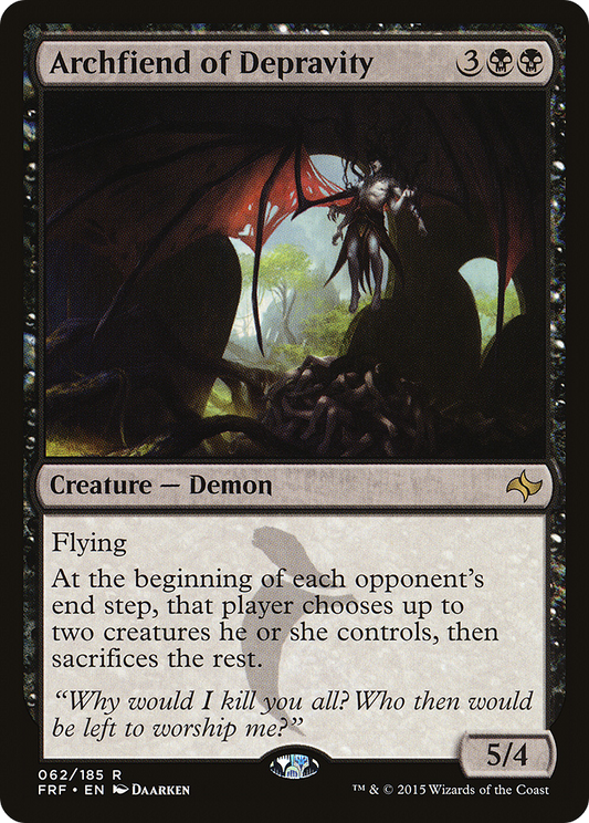 Archfiend of Depravity [Fate Reforged] Foil