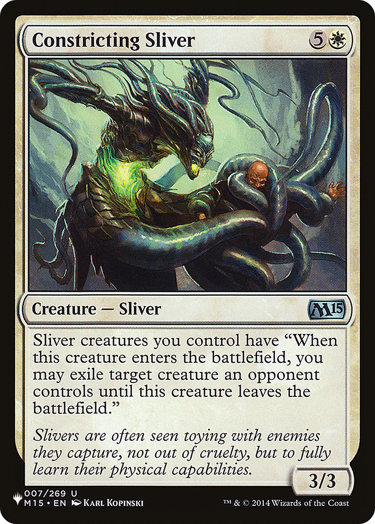 Constricting Sliver (M15-7)