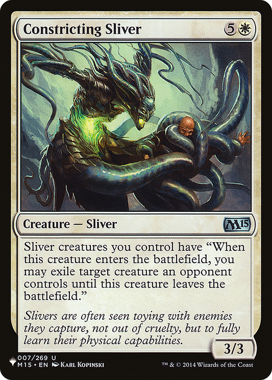 Constricting Sliver (M15-7)