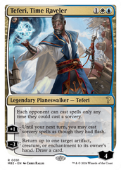 Teferi, Time Raveler (White Border) [Mystery Booster 2] | Silver Goblin