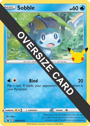 Sobble (SWSH003) (Jumbo Card) [First Partner Pack] | Silver Goblin