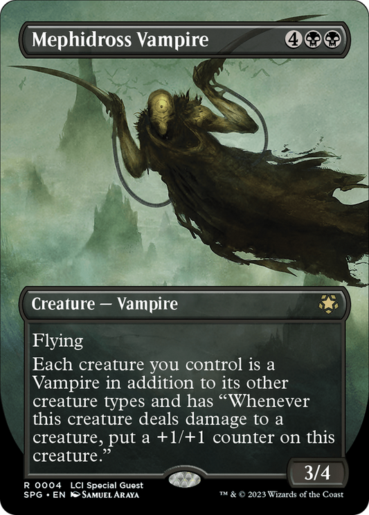 Mephidross Vampire (Borderless) [The Lost Caverns of Ixalan Special Guests] Foil