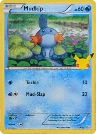 Mudkip - 19/25 (19) Holofoil - McDonalds 25th Anniversary Promos