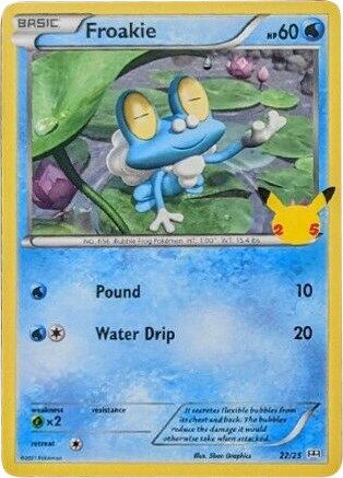 Froakie - 22/25 (22) - McDonalds 25th Anniversary Promos