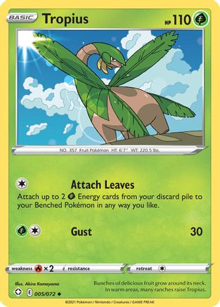 Tropius (005/072) [Sword & Shield: Shining Fates] | Silver Goblin