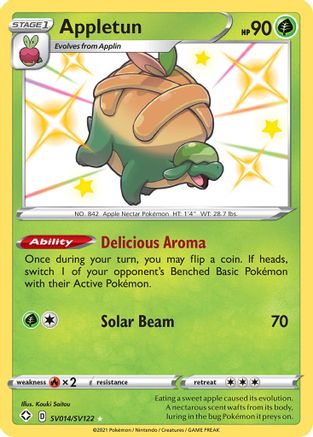 Appletun (SV014) Holofoil - Shining Fates Shiny Vault
