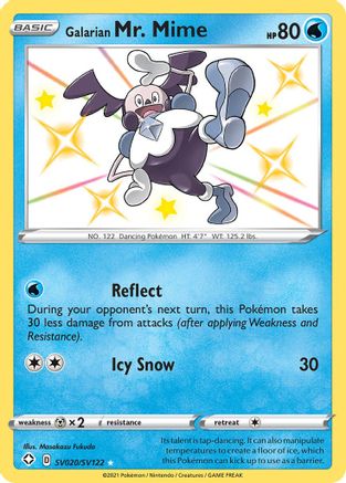Galarian Mr. Mime (SV020) Holofoil - Shining Fates Shiny Vault