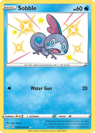 Sobble (SV025) Holofoil - Shining Fates Shiny Vault