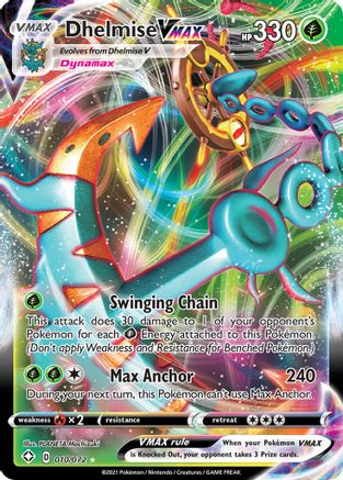 Dhelmise VMAX (10) Holofoil - Shining Fates