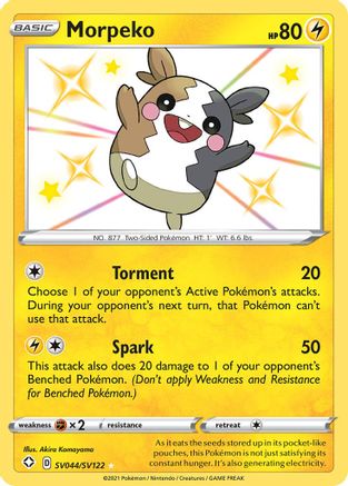 Morpeko (SV044) Holofoil - Shining Fates Shiny Vault