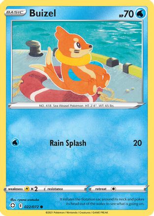 Buizel (22) Reverse Holofoil - Shining Fates