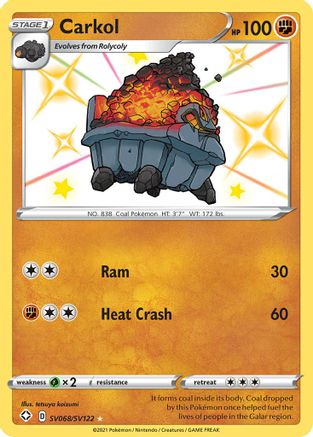 Carkol (SV068) Holofoil - Shining Fates Shiny Vault