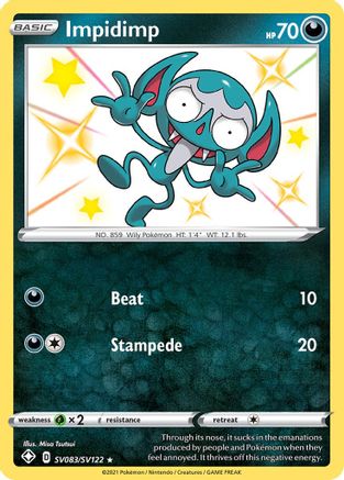 Impidimp (SV083) Holofoil - Shining Fates Shiny Vault