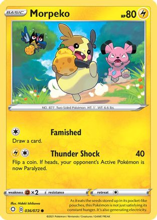 Morpeko (036) (36) Reverse Holofoil - Shining Fates