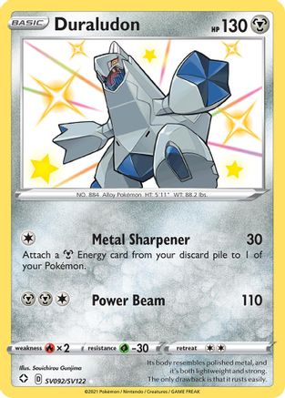 Duraludon (SV092) Holofoil - Shining Fates Shiny Vault