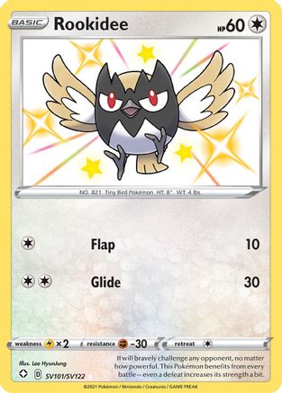 Rookidee (SV101) Holofoil - Shining Fates Shiny Vault