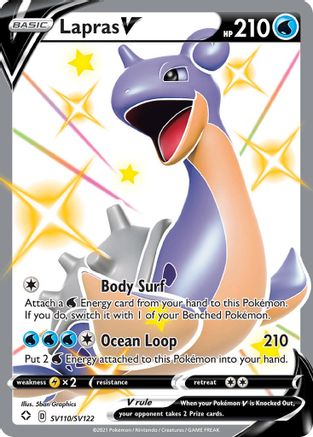 Lapras V (SV110) Holofoil - Shining Fates Shiny Vault