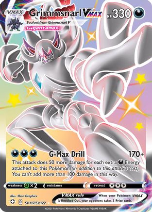 Grimmsnarl VMAX (SV117) Holofoil - Shining Fates Shiny Vault