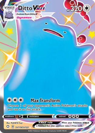 Ditto VMAX (SV119) Holofoil - Shining Fates Shiny Vault