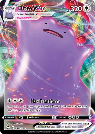 Ditto VMAX (051/072) [Sword & Shield: Shining Fates] | Silver Goblin