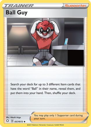 Ball Guy (57) Reverse Holofoil - Shining Fates